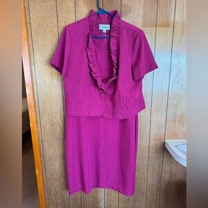 Vintage Danny & Nicole Two Piece Dress and Jacket Set